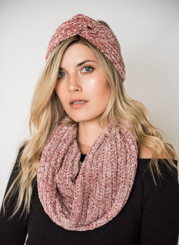 Chenille Double Twist Scarf - Finding July